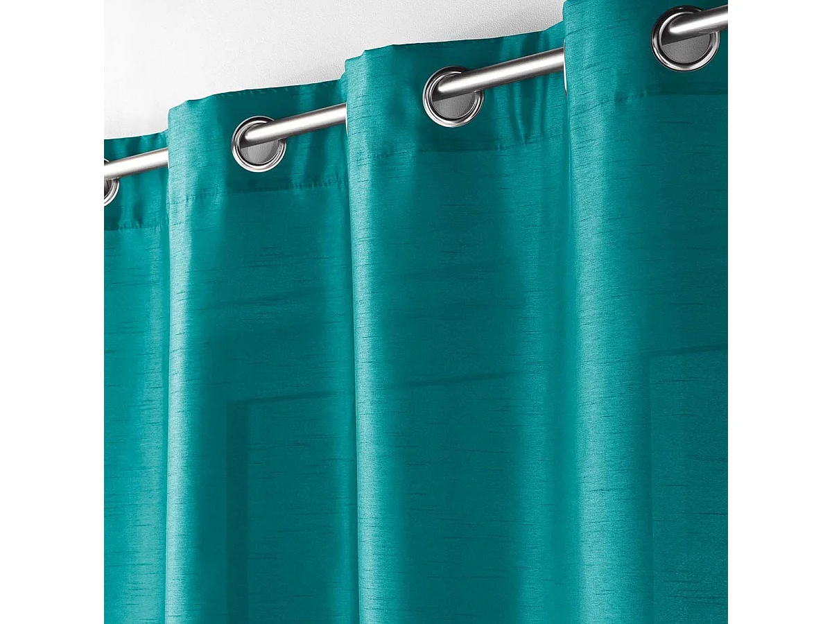 Rideau à Oeillets "Shana" 140x240cm Bleu