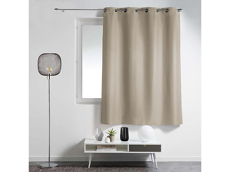 Rideau à Oeillets "Essentiel" 140x180cm Lin