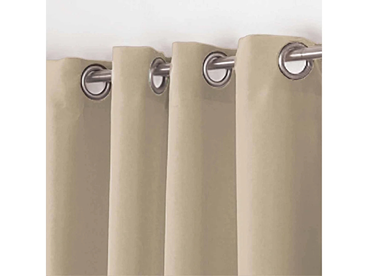 Rideau à Oeillets "Essentiel" 140x180cm Lin