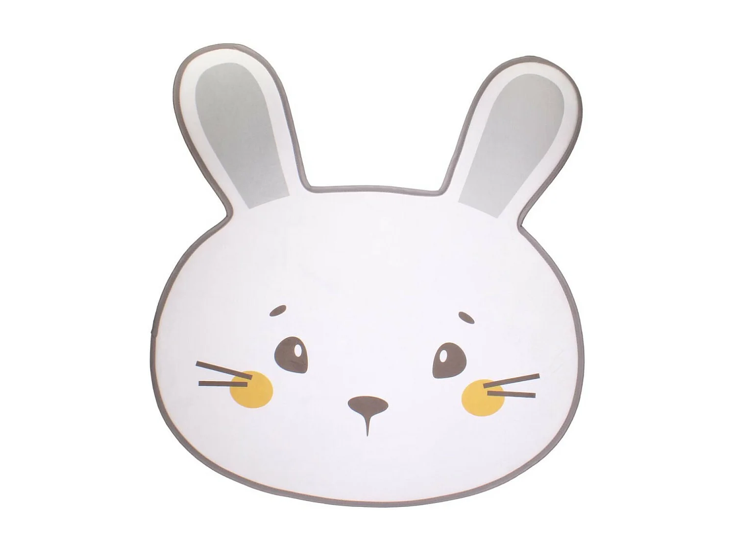 Tapis Mousse Enfant "Lapin" 75x80cm Blanc