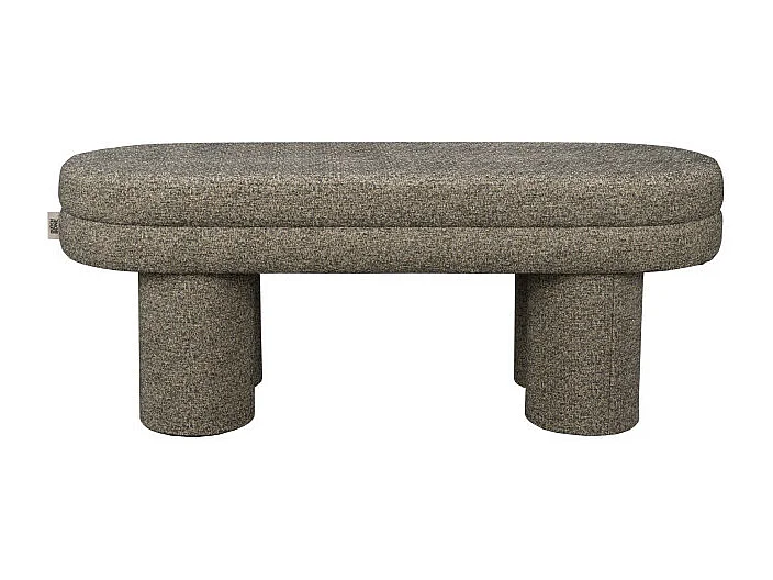 Banc en tissu bouclé Fern