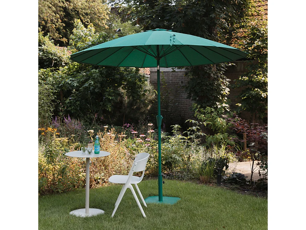 Sunshine - Parasol en tissu et métal - Vert