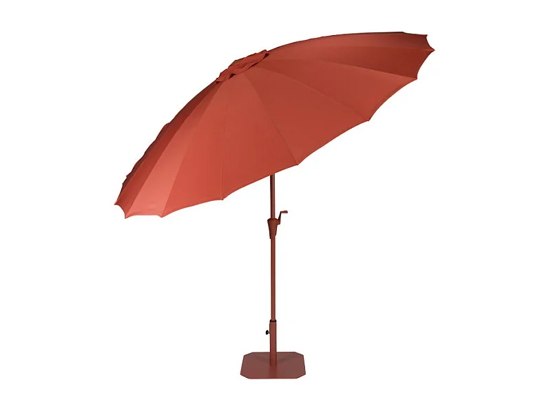 Sunshine - Parasol en tissu et métal - Terracotta