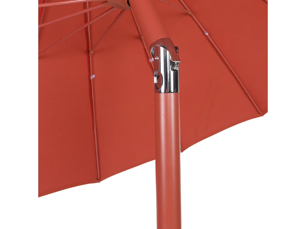 Sunshine - Parasol en tissu et métal - Terracotta