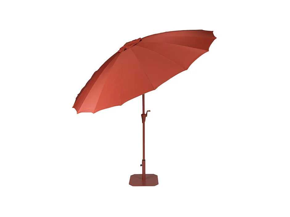 Sunshine - Parasol en tissu et métal - Terracotta