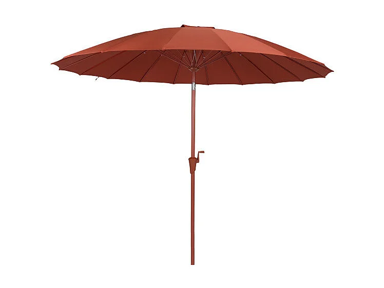 Sunshine - Parasol en tissu et métal - Terracotta