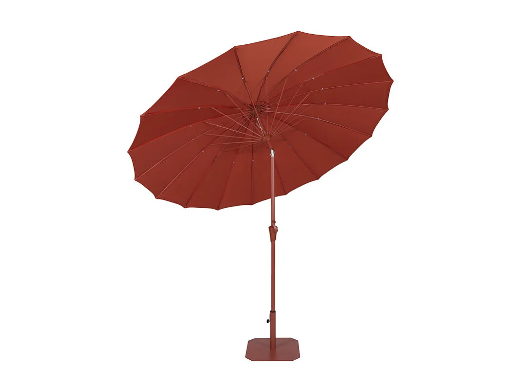 Sunshine - Parasol en tissu et métal - Terracotta