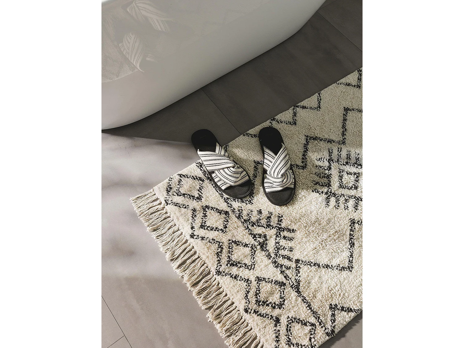 Naomi Crème 60x100 cm