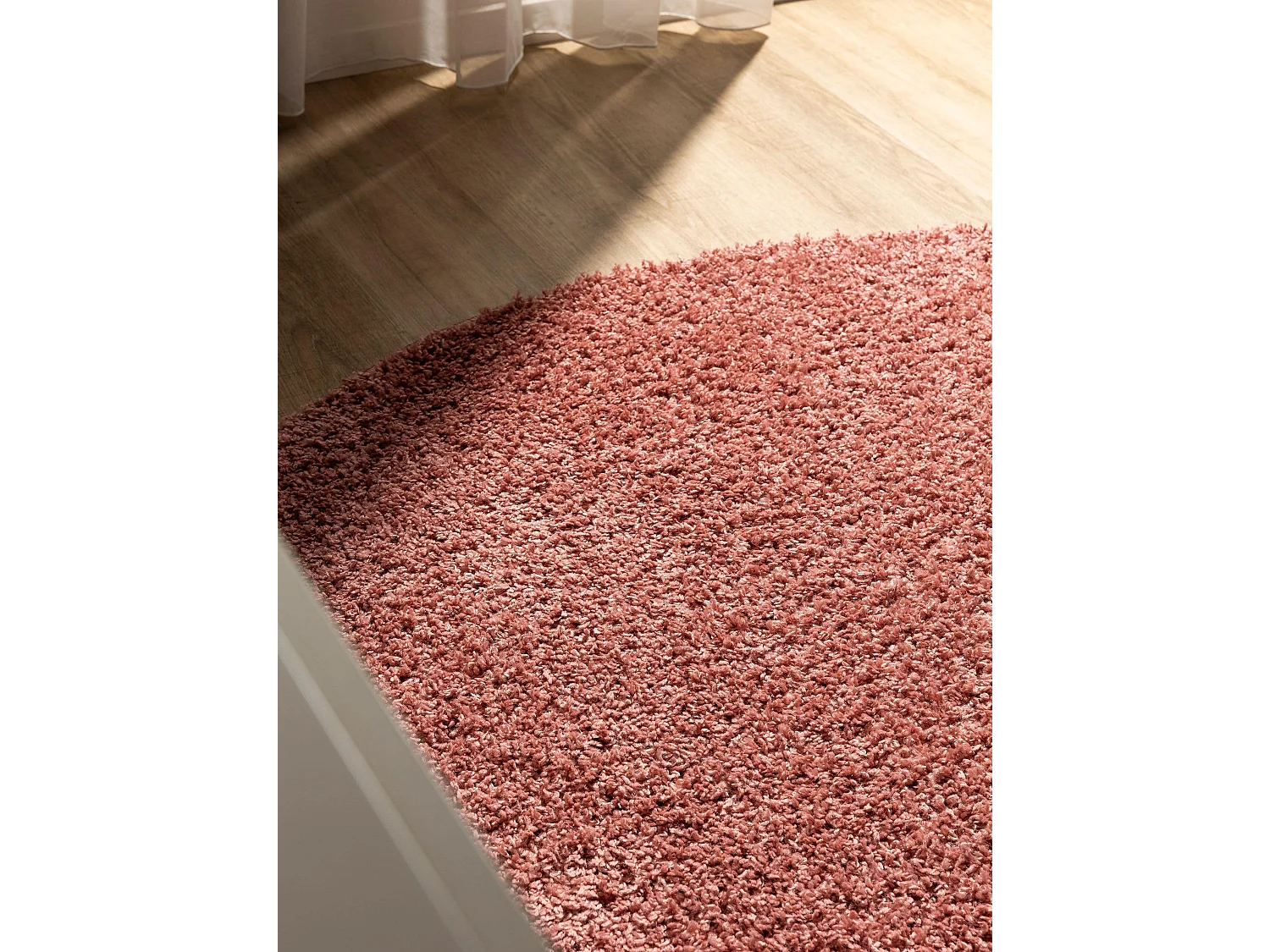 Tapis à poils longs Soho Rose ø 120 cm rond