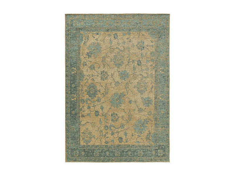 Tapis tissé à plat Frencie Bleu 120x180 cm