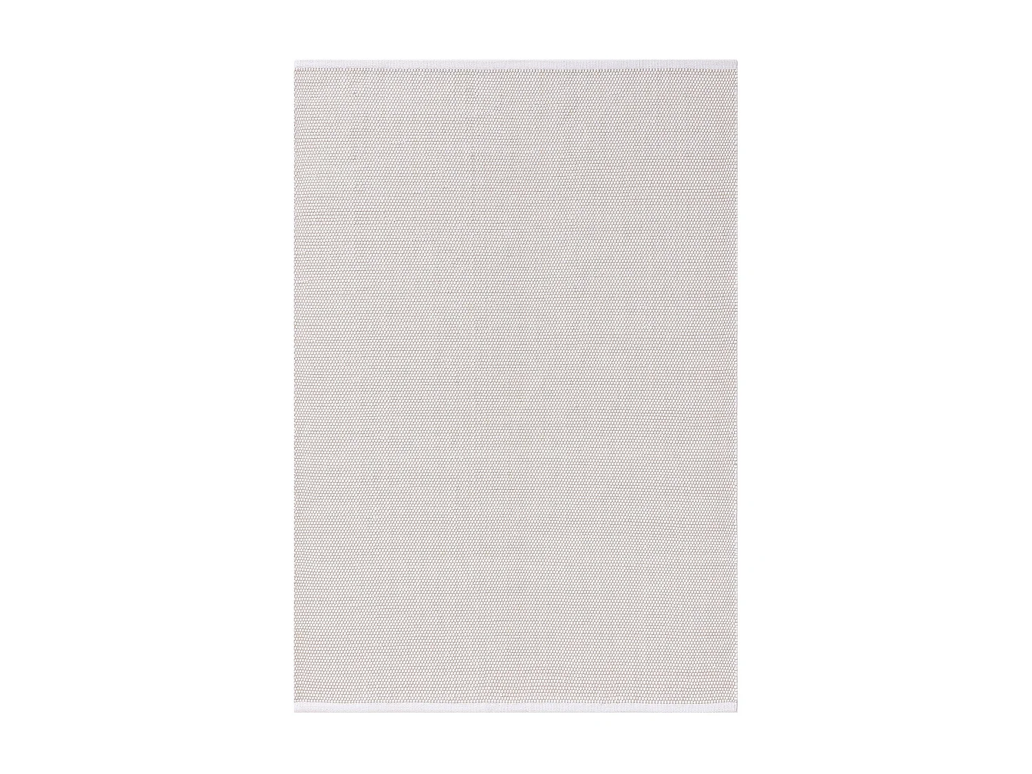 Tapis en coton tissé main Ron Blanc 300x400 cm