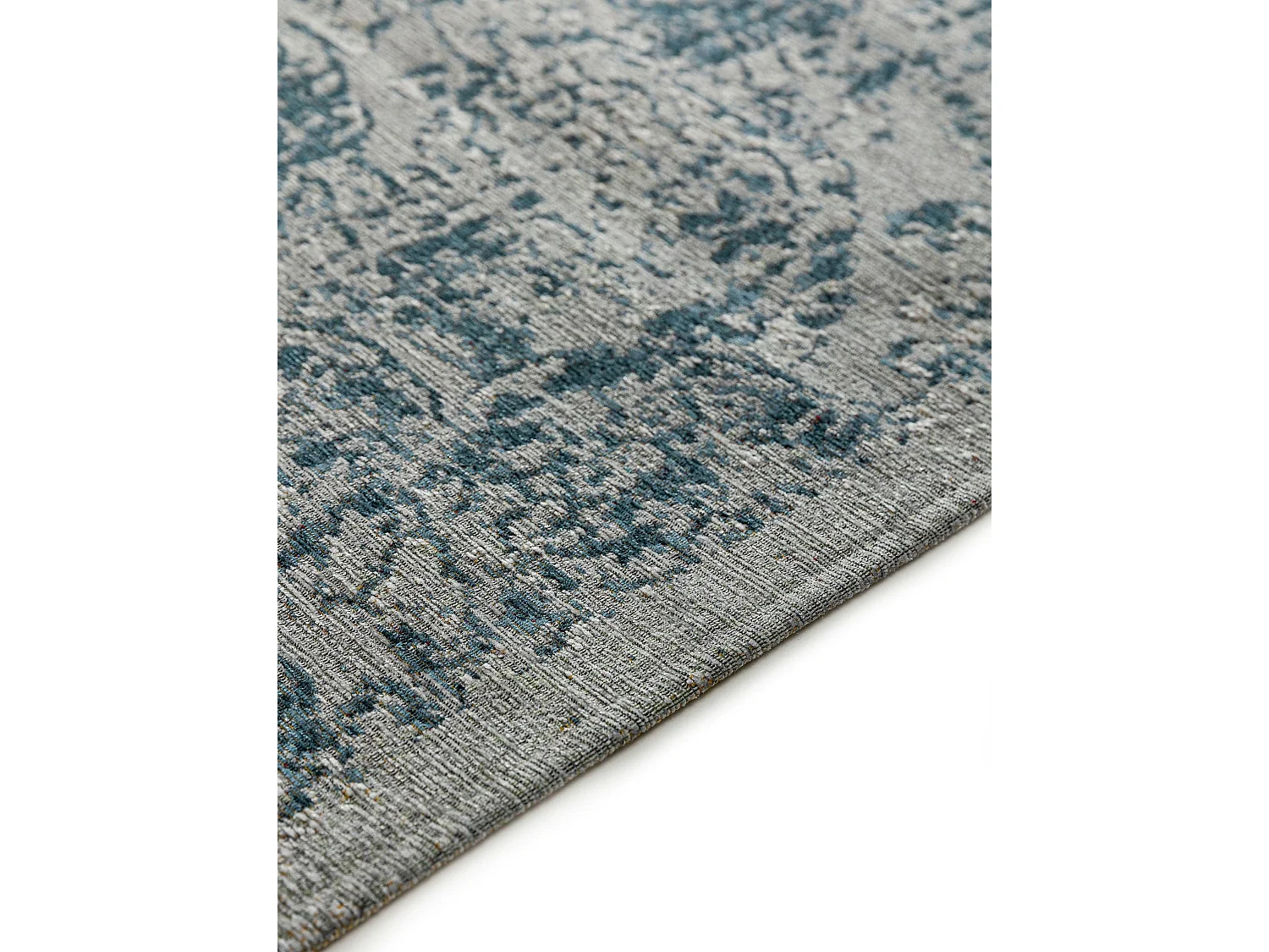 Tapis tissé à plat Frencie Bleu 120x180 cm