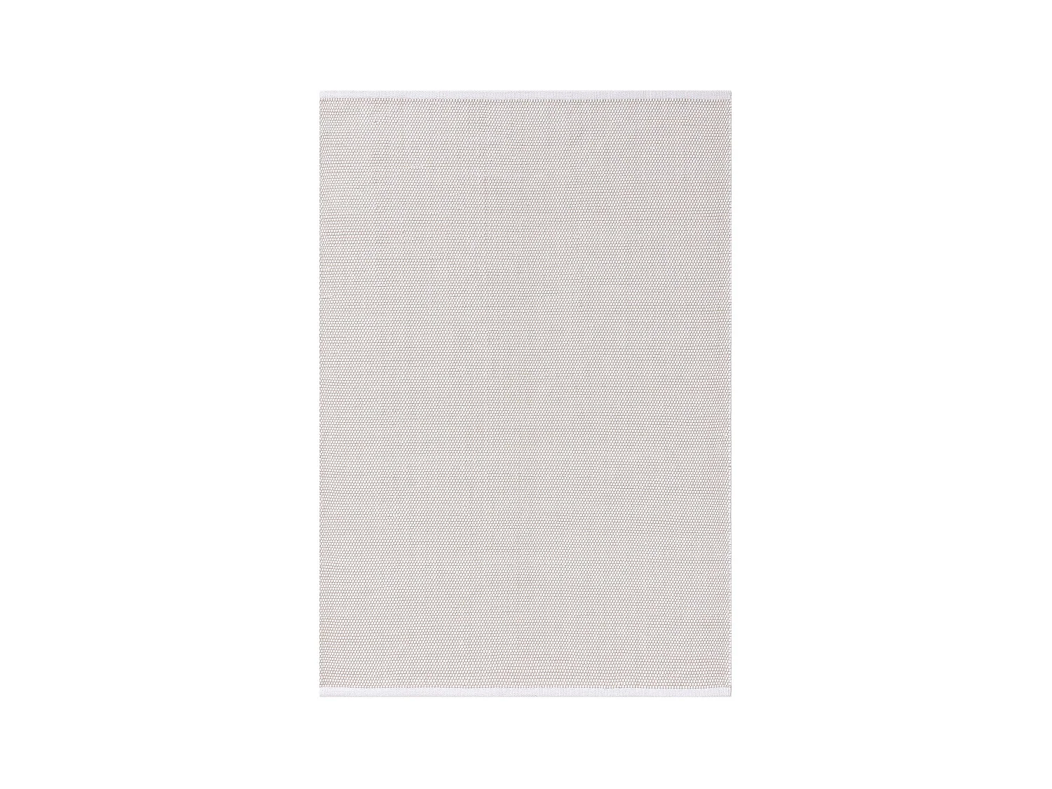 Tapis en coton tissé main Ron Blanc 160x230 cm