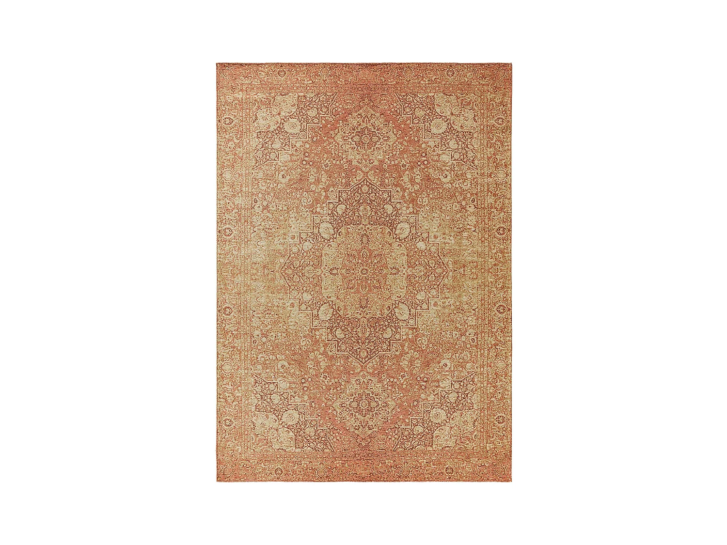 Tapis tissé à plat Frencie Rose 120x180 cm