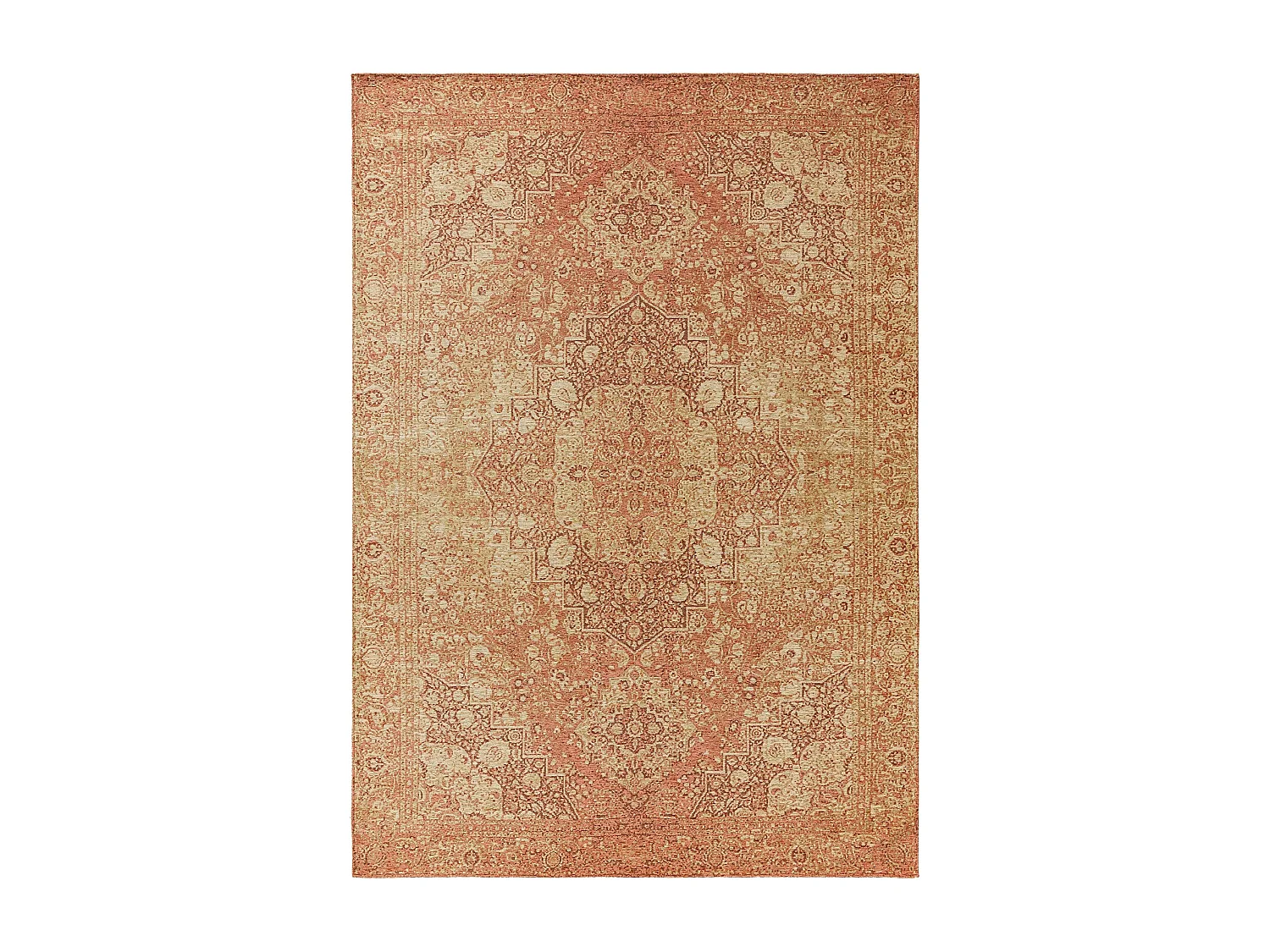 Tapis tissé à plat Frencie Rose 120x180 cm