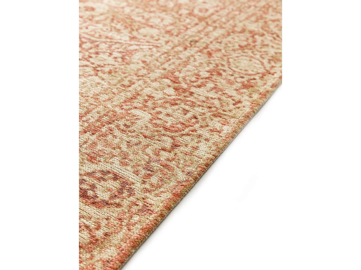 Tapis tissé à plat Frencie Rose 120x180 cm
