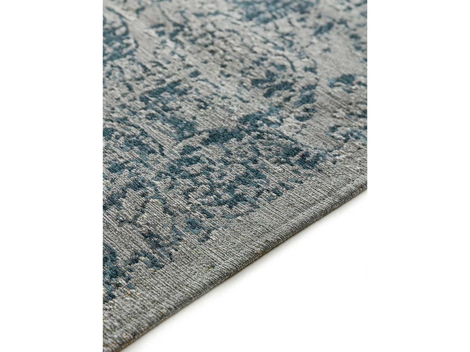 Tapis tissé à plat Frencie Bleu 160x235 cm