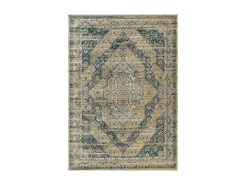 Tapis tissé à plat Frencie Bleu 120x180 cm