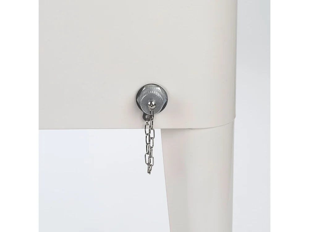 Be Cool - Glacière à roulettes métal - Beige