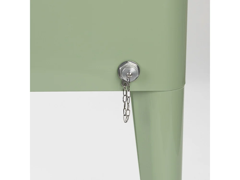 Be Cool - Glacière à roulettes métal - Vert