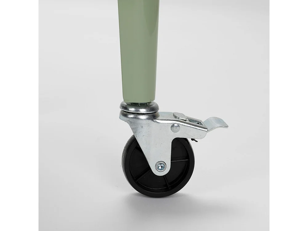 Be Cool - Glacière à roulettes métal - Vert