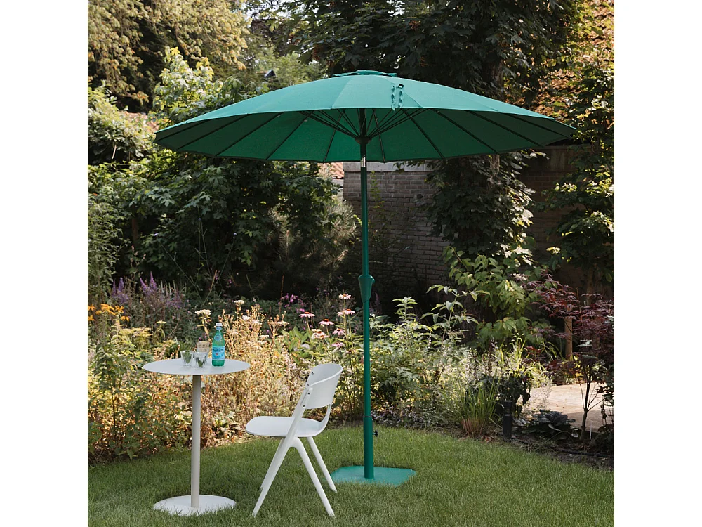 Sunshine - Pied de parasol en métal  - Vert