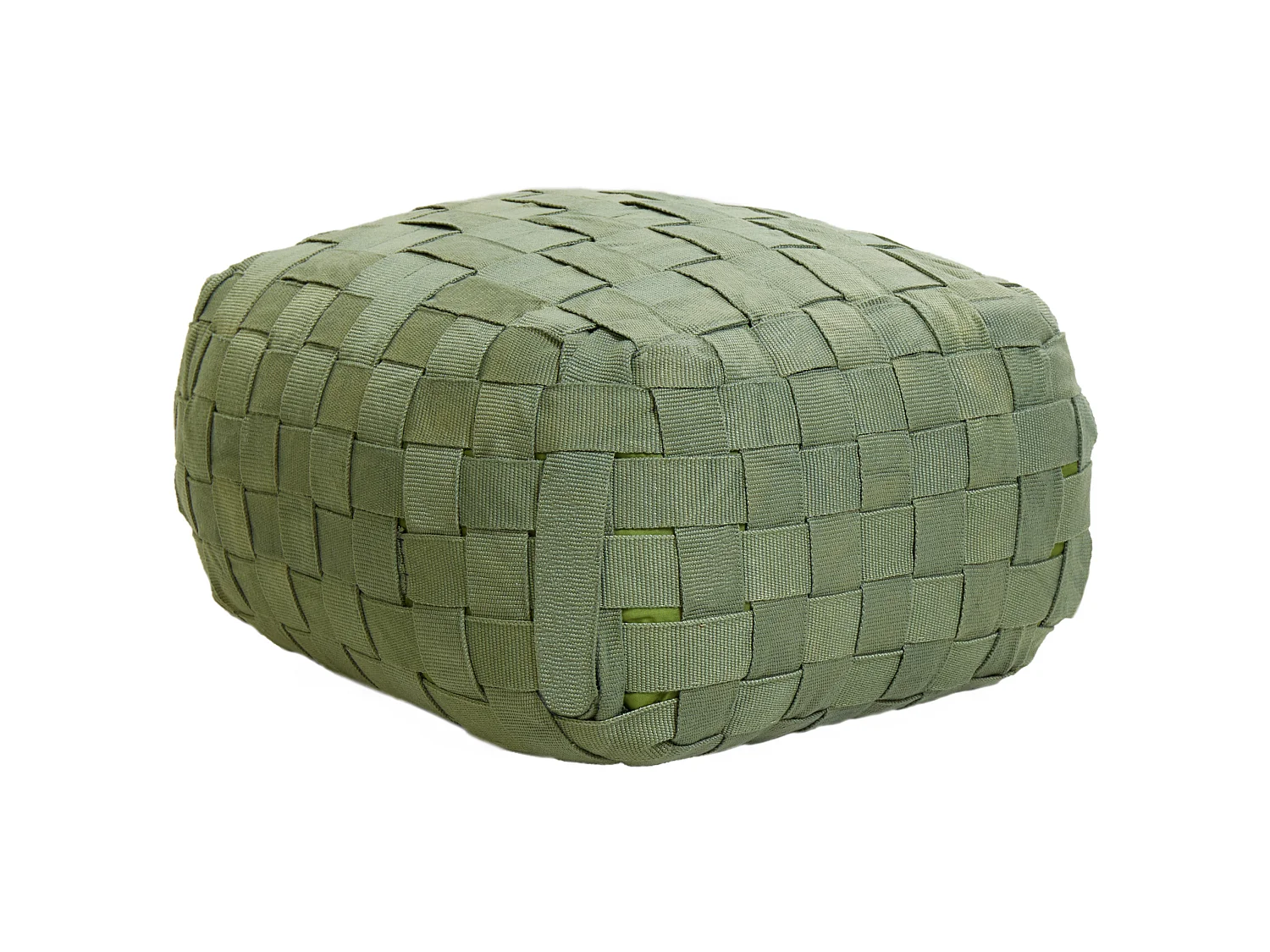 Pouf BODLA Grün 50 cm 50 cm 30 cm