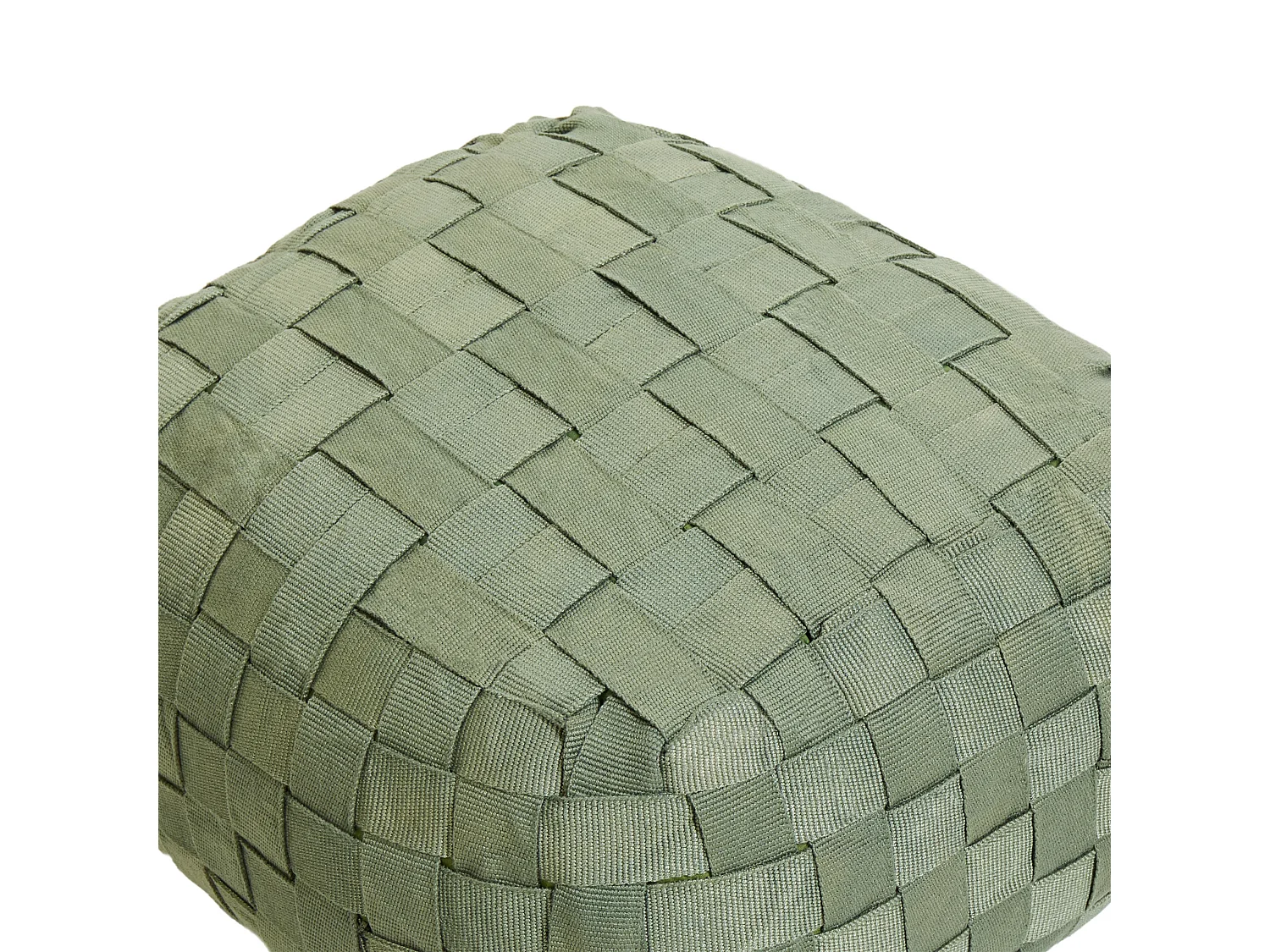 Pouf BODLA Grün 50 cm 50 cm 30 cm