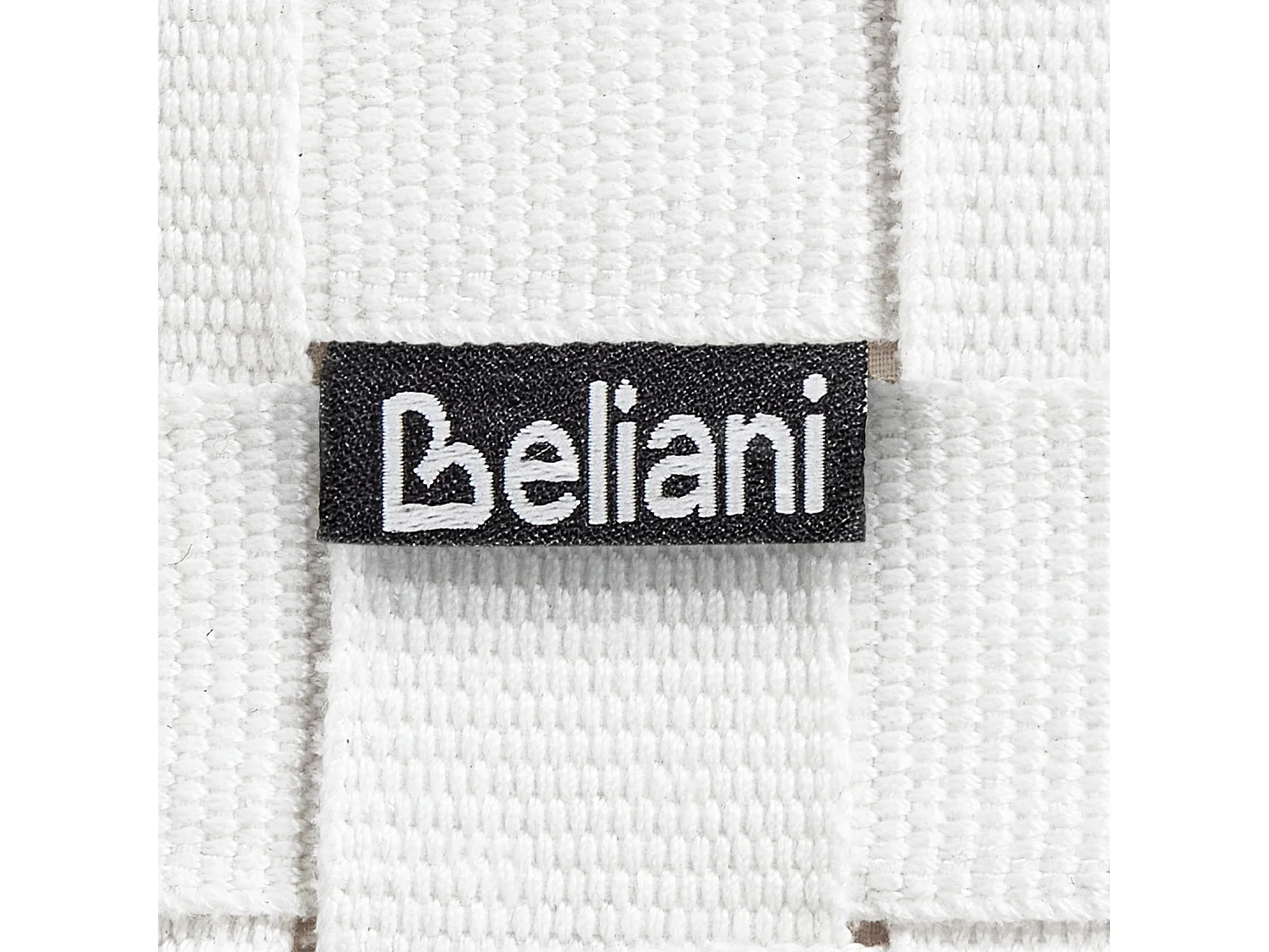 Pouf BODLA Matière synthétique Blanc