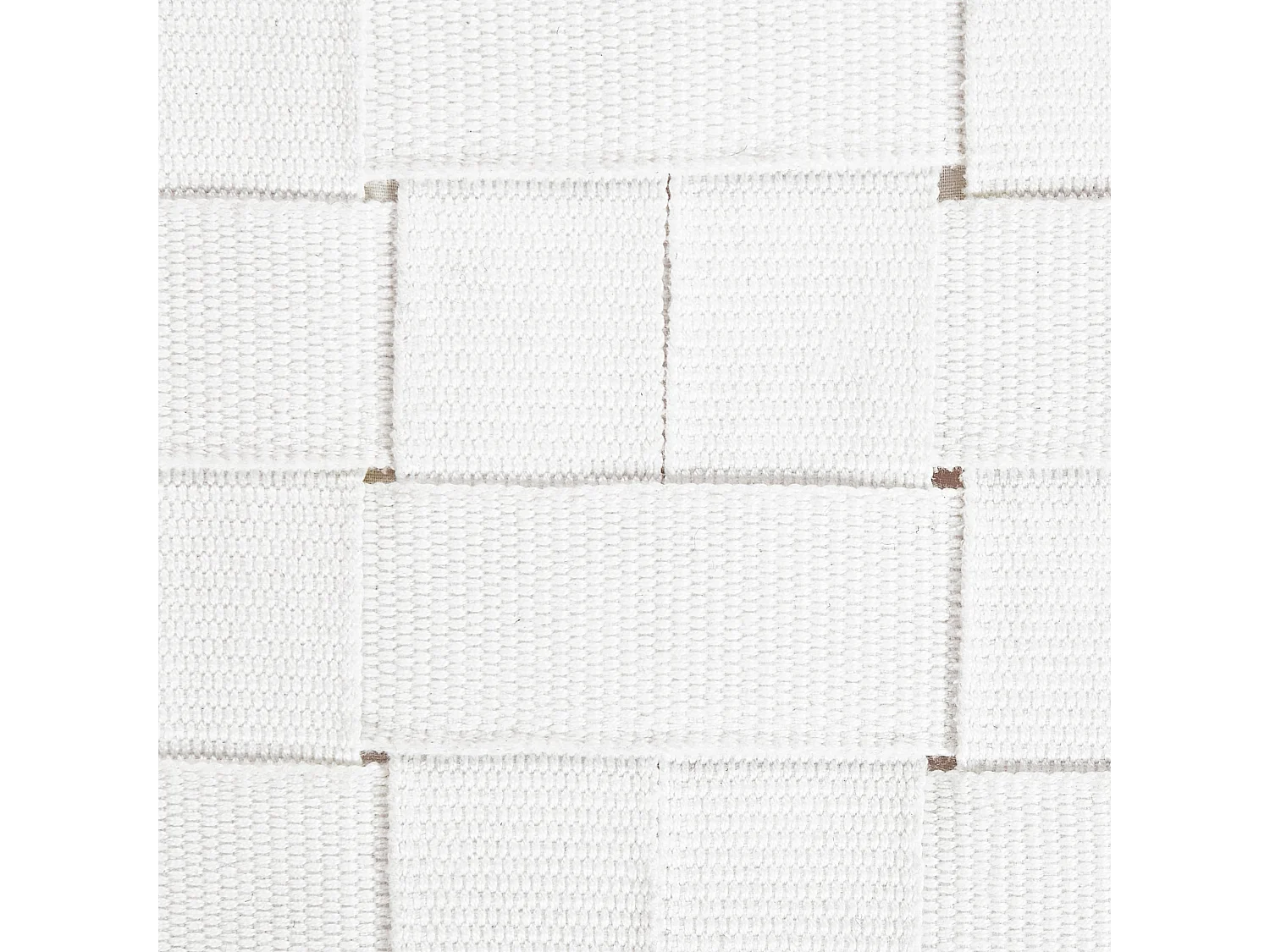 Pouf BODLA Weiss 50 cm 50 cm 30 cm