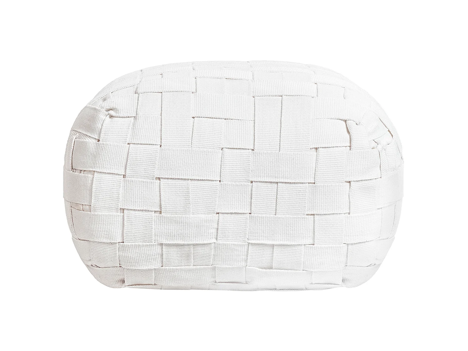 Pouf BODLA Weiss 50 cm 50 cm 30 cm