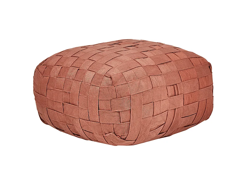 Pouf BODLA Hellrot 50 cm 50 cm 30 cm