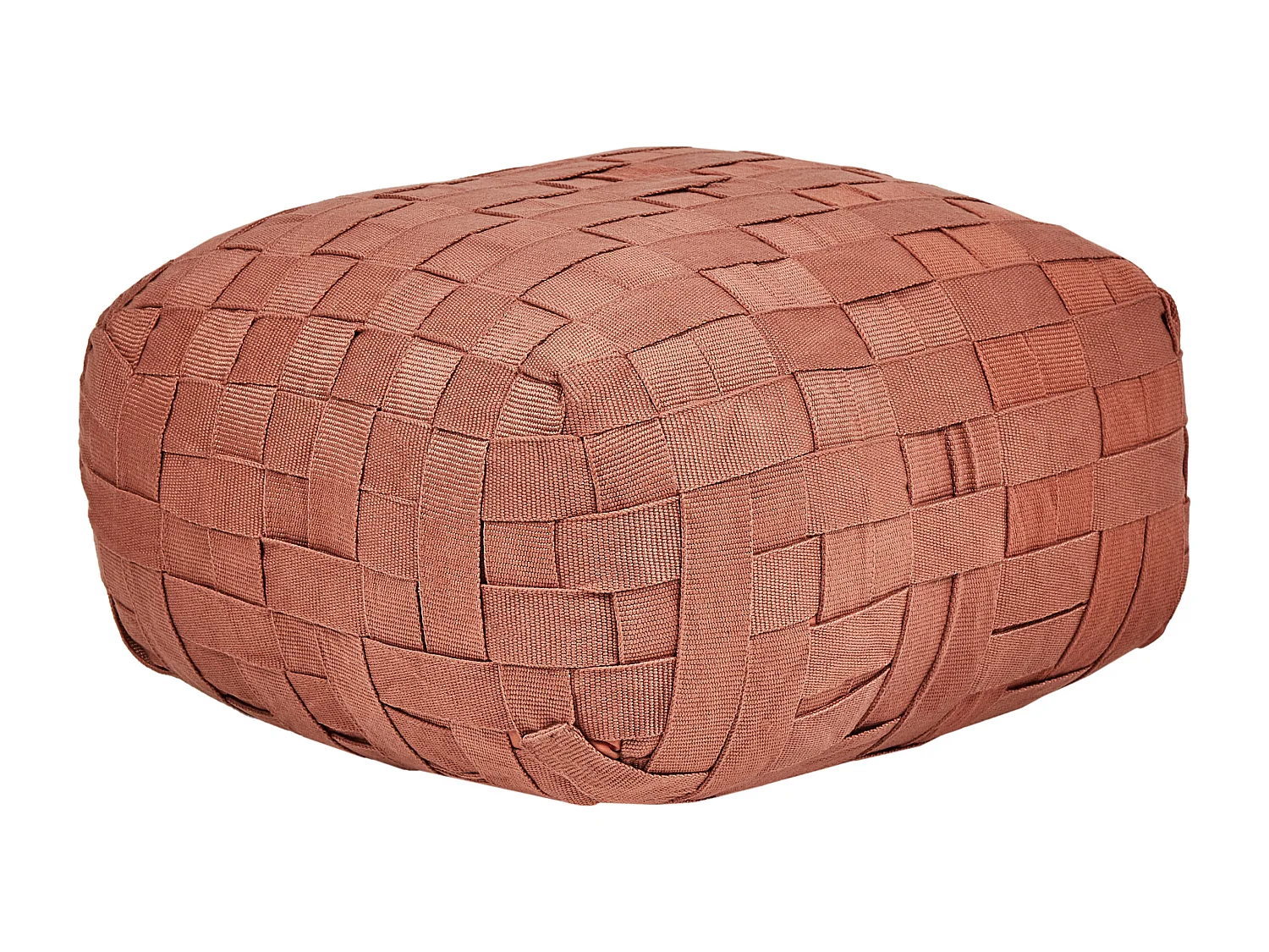 Poef BODLA Lichtrood 50 cm 50 cm 30 cm