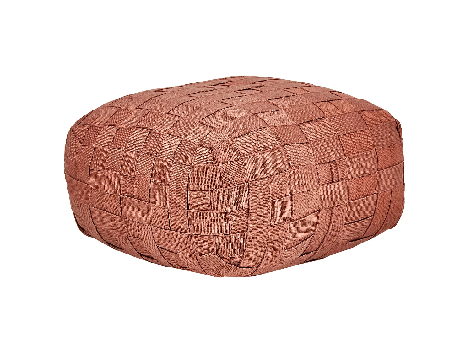 Poef BODLA Lichtrood 50 cm 50 cm 30 cm