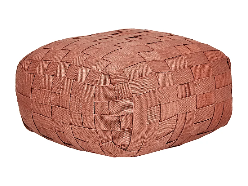 Pouf BODLA Hellrot 50 cm 50 cm 30 cm