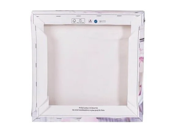 Tableau sur toile bateaux dans le port de Marseille 30x30 cm