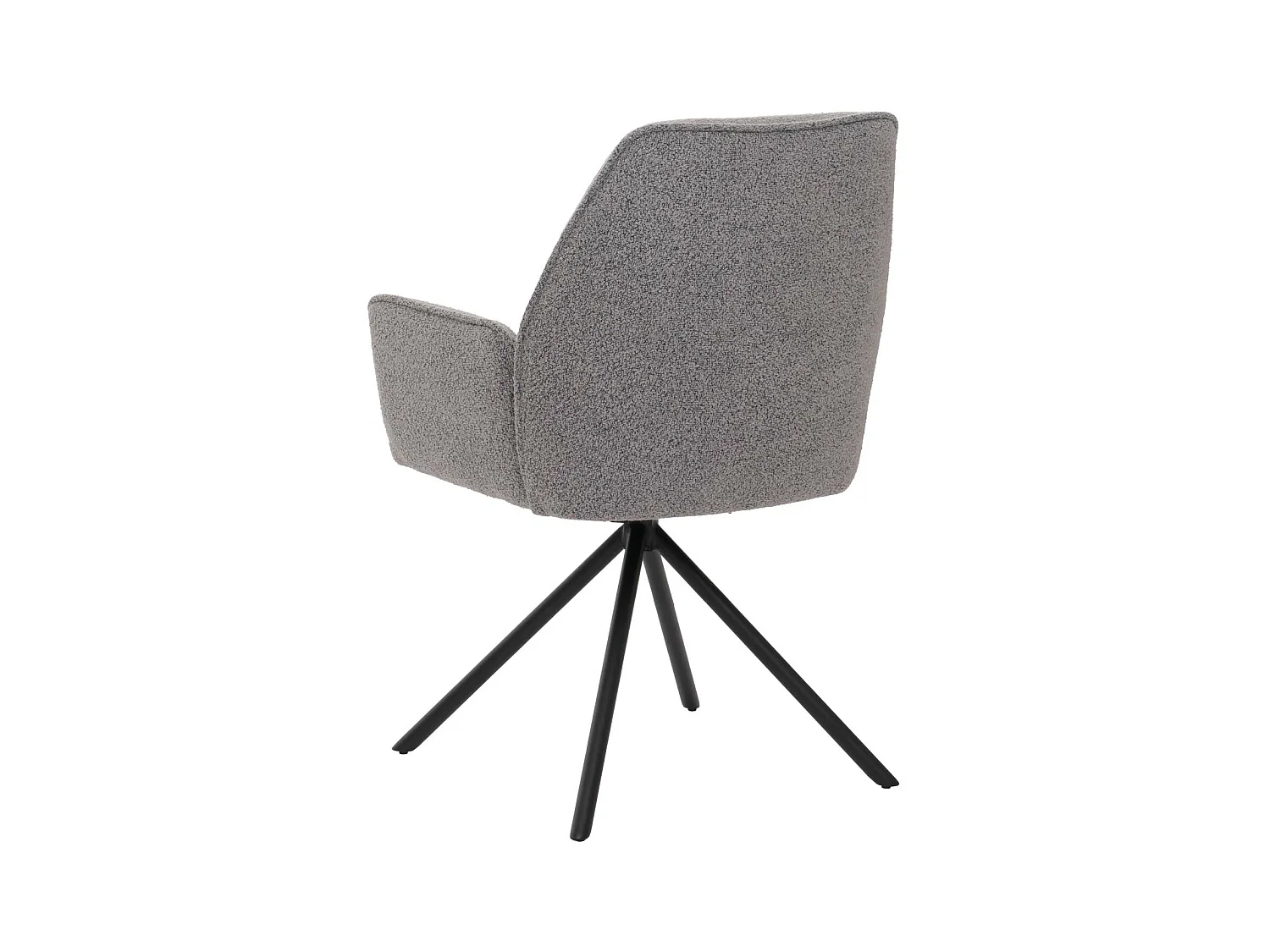 Eetkamerstoel MCW-G67 Bouclé (set van 6),  lichtgrijs