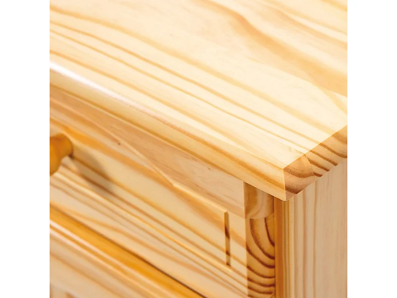 Vaisselier 4 Portes Bois Massif "Alienor" 198cm Naturel