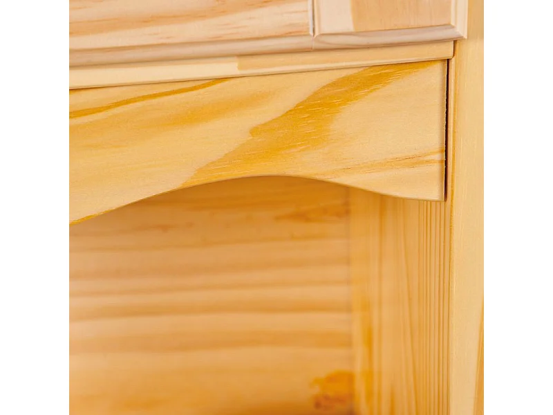 Vaisselier 4 Portes Bois Massif "Alienor" 198cm Naturel