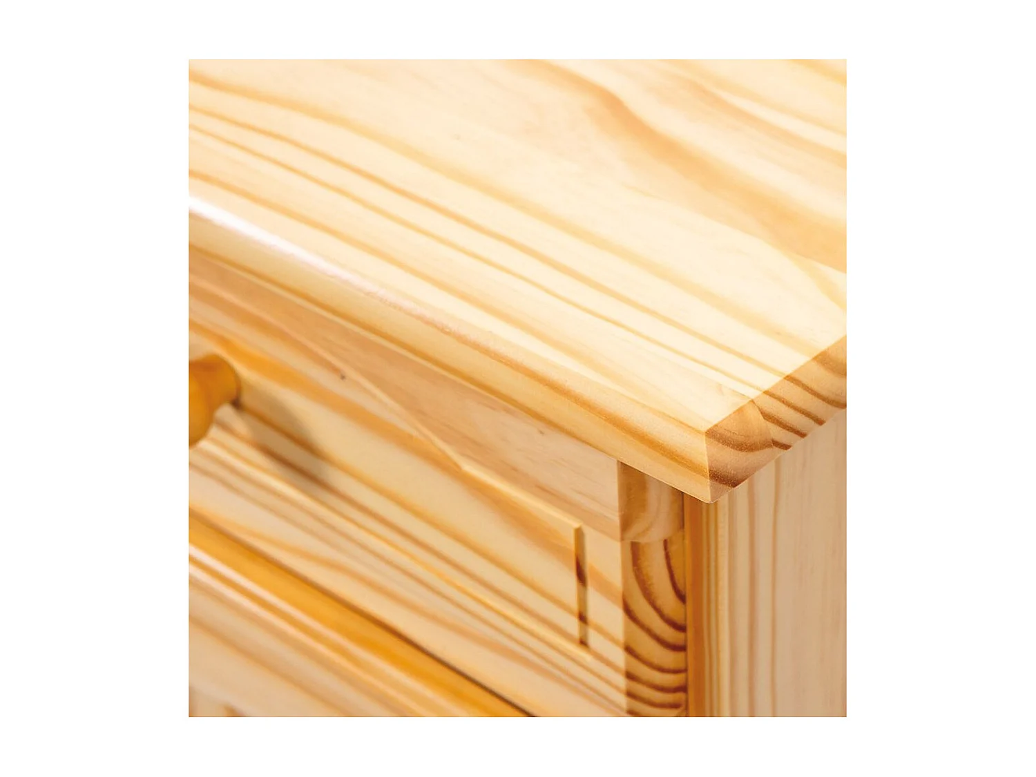 Vaisselier 4 Portes Bois Massif "Alienor" 198cm Naturel