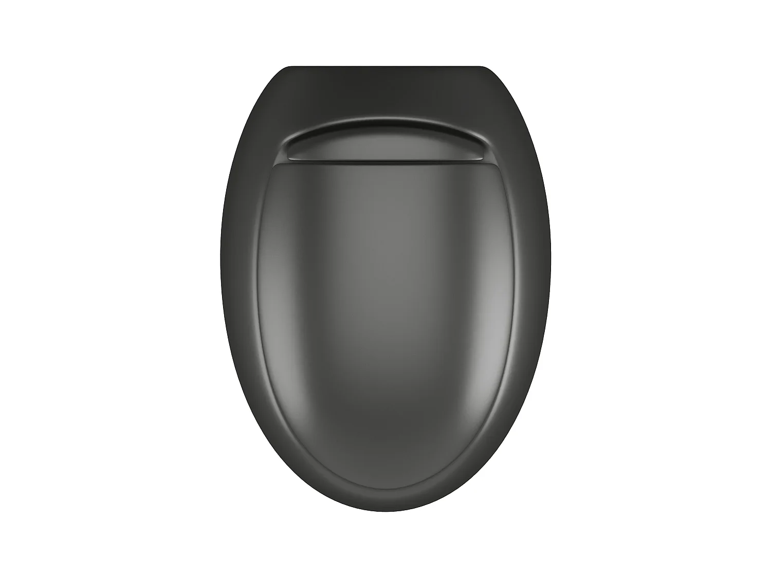 Toaleta podwieszana z czarnej matowej ceramiki - HURO II