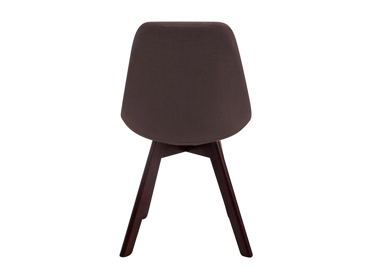 Esszimmerstuhl - Stoff & walnuss - braun - Borneo