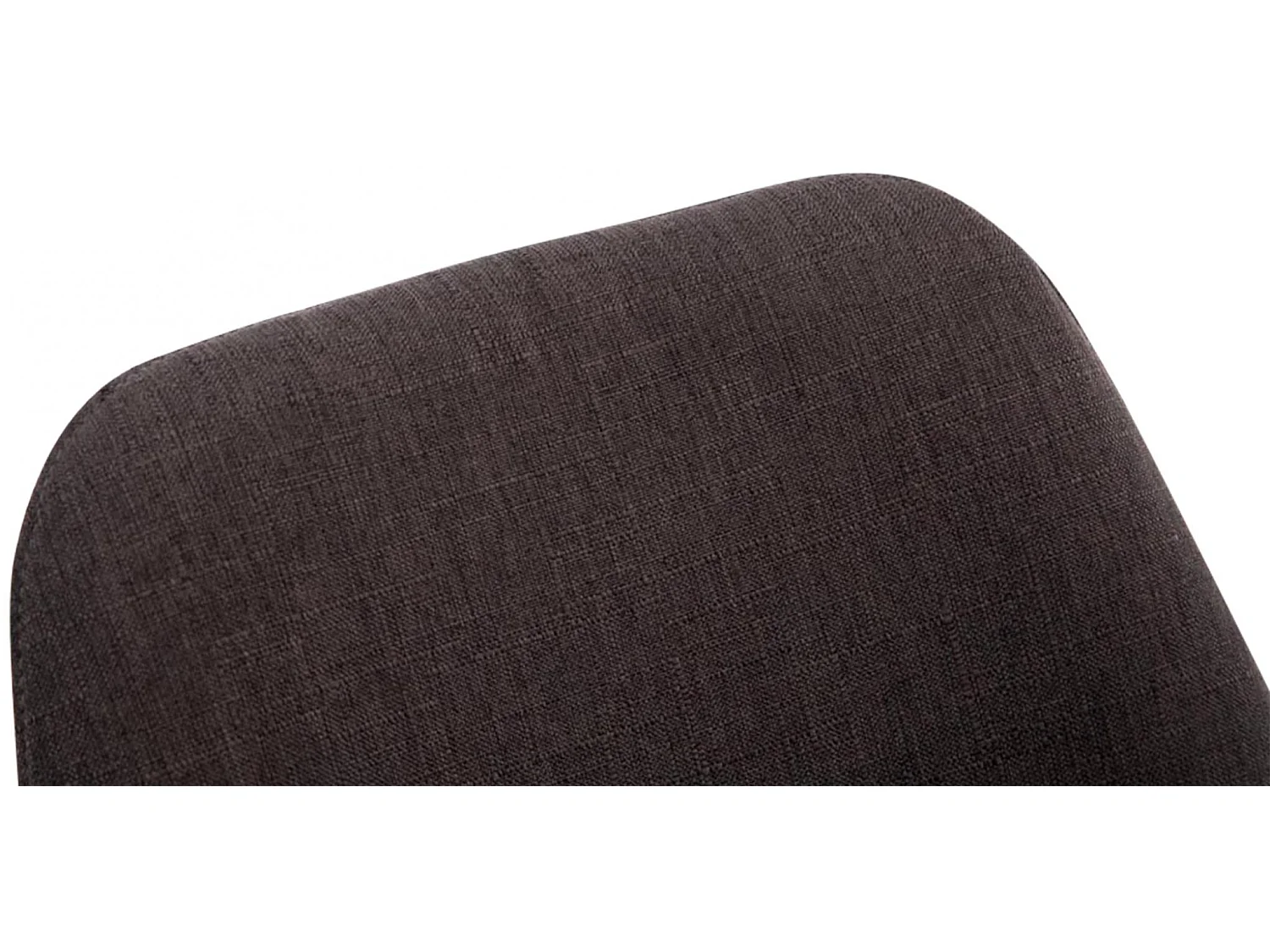 chaise salle à manger - Tissu & Noyer - Gris foncé - Borneo