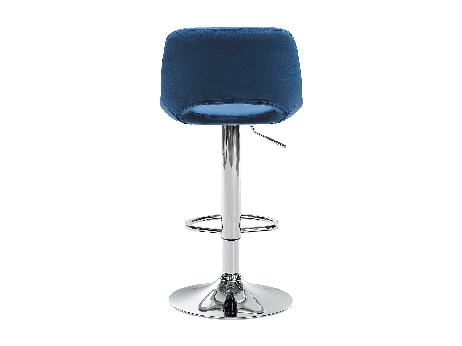 Tabouret de bar - Velours - Bleu - Camden