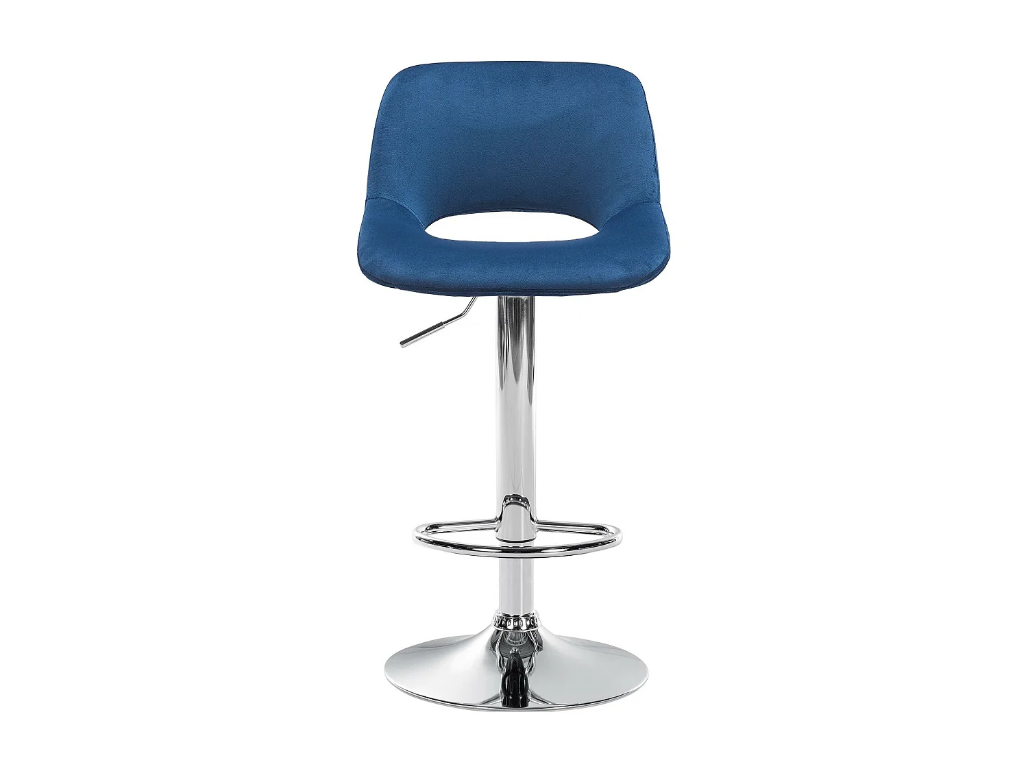Tabouret de bar - Velours - Bleu - Camden