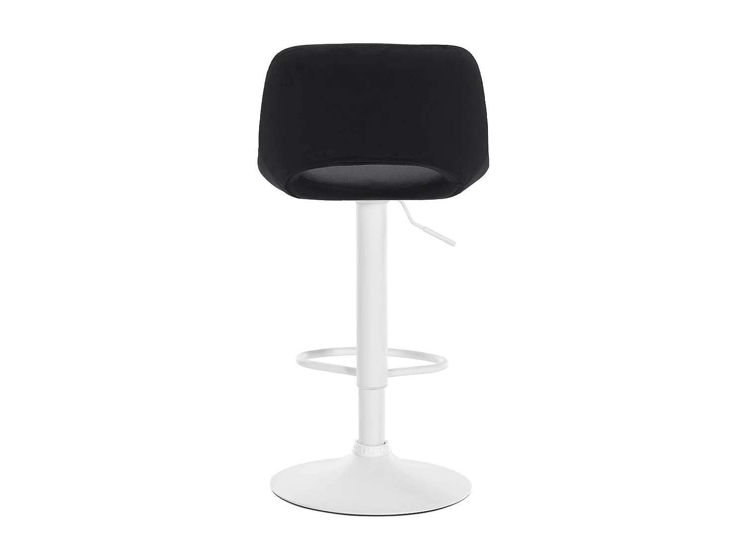 Tabouret de bar - Velours - Noir - Camden