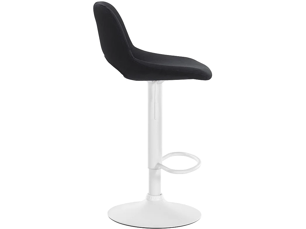 Tabouret de bar - Velours - Noir - Camden