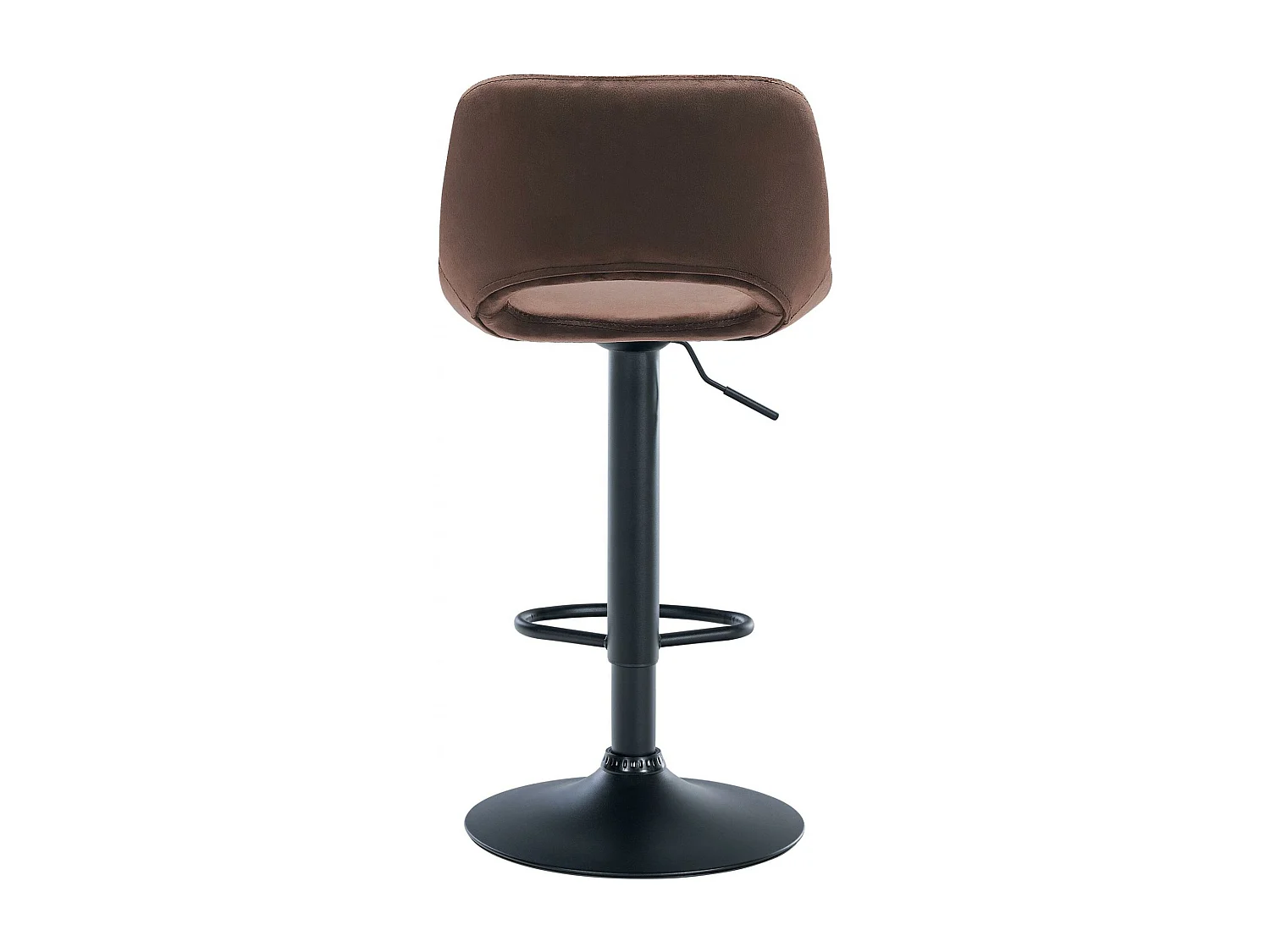 Tabouret de bar - Velours - Marron - Camden