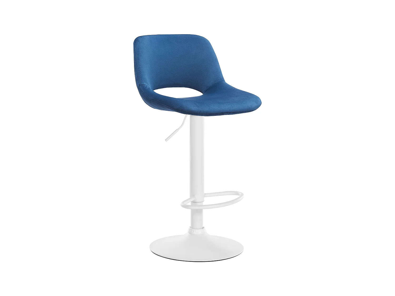 Tabouret de bar - Velours - Bleu - Camden