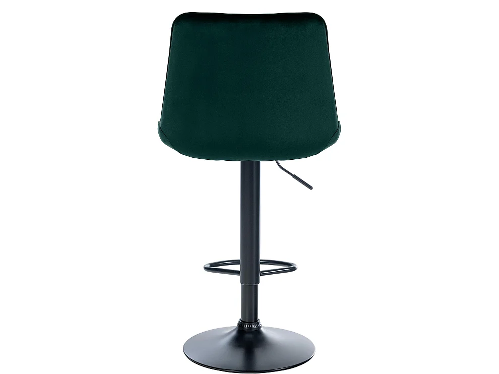Tabouret de bar - Velours & Noir - Vert - Toni